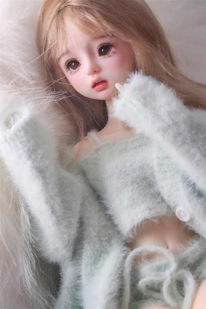 【カカ星球】【1/4,1/3】ドール服 ふわふわインナーセット