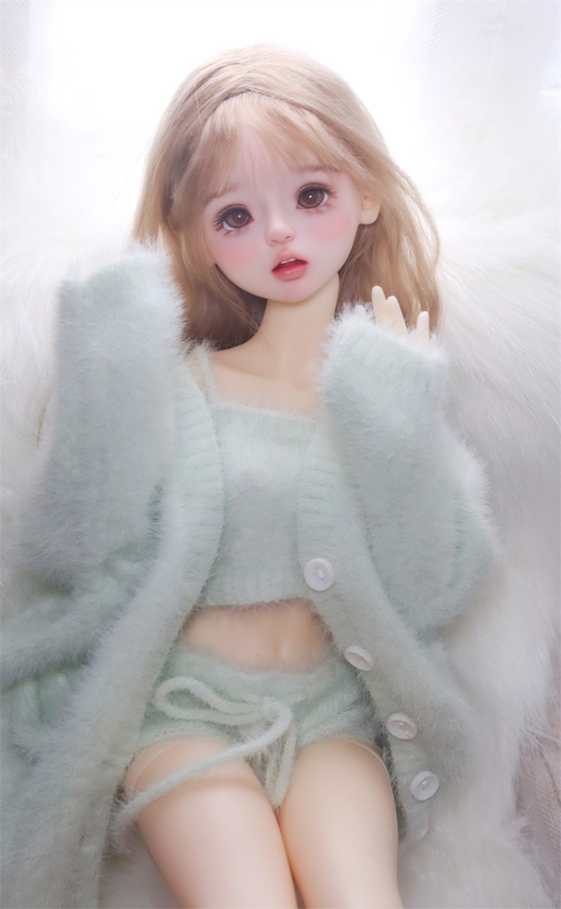 【カカ星球】【1/4,1/3】ドール服 ふわふわインナーセット