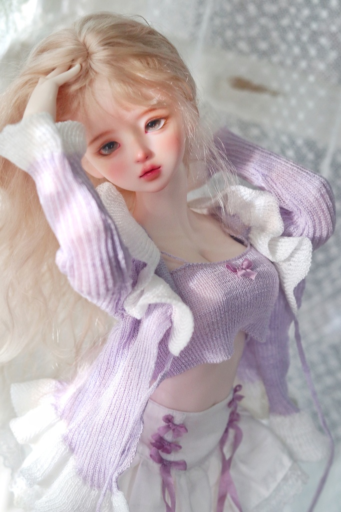 【カカ星球】【暖暖コラボ】　ニットセット　MDD MSD セクシーLady カーディガン