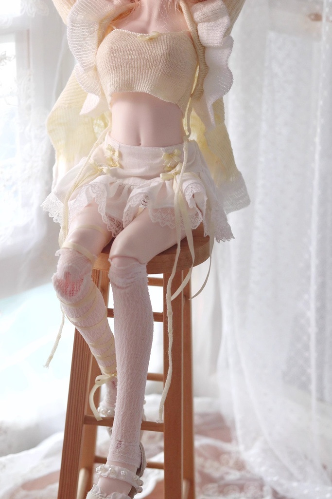 【カカ星球】【1/4】ドール服 ニットカーディガンセット