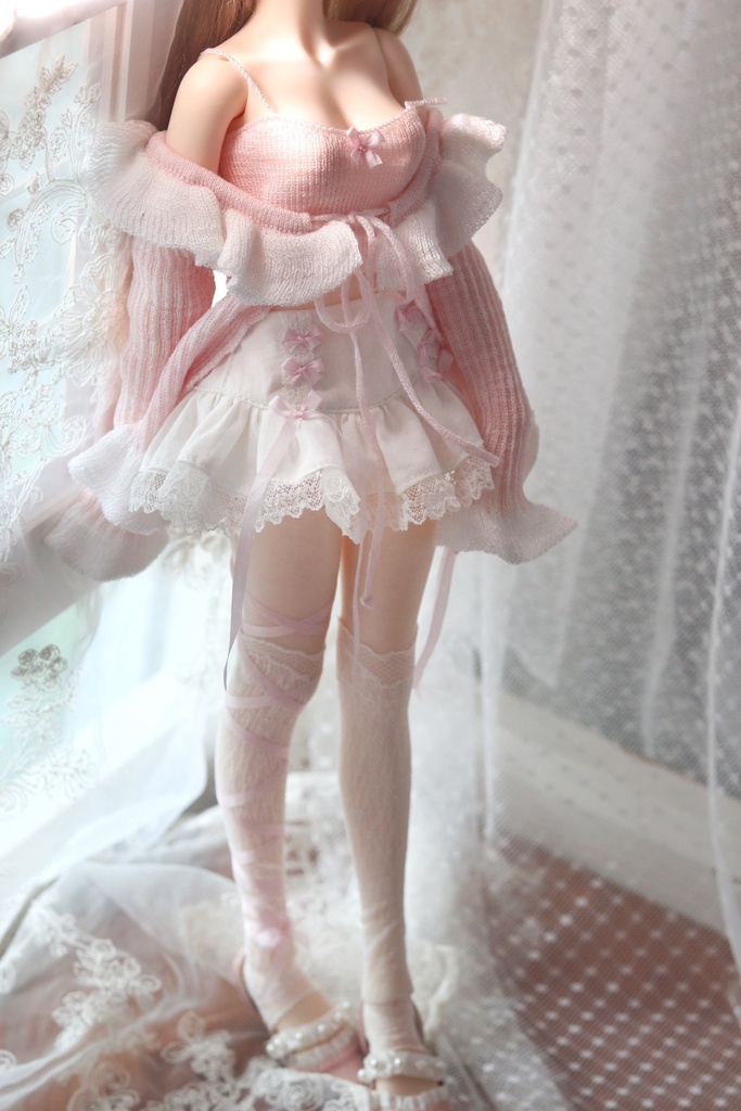 【カカ星球】【1/4】ドール服 ニットカーディガンセット