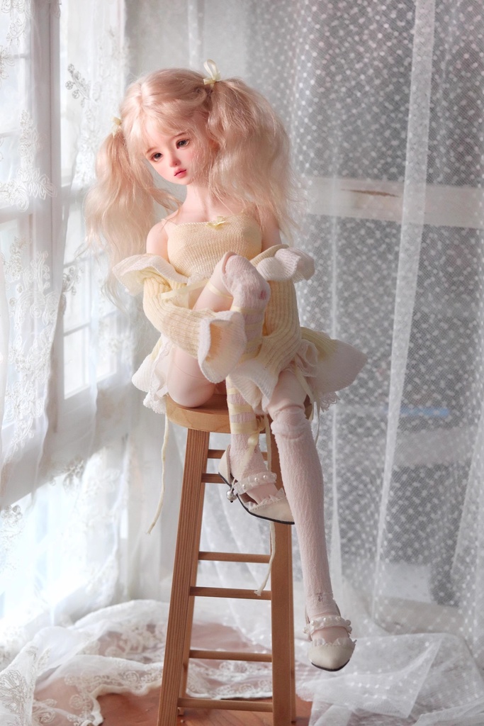 【カカ星球】【1/4】ドール服 ニットカーディガンセット