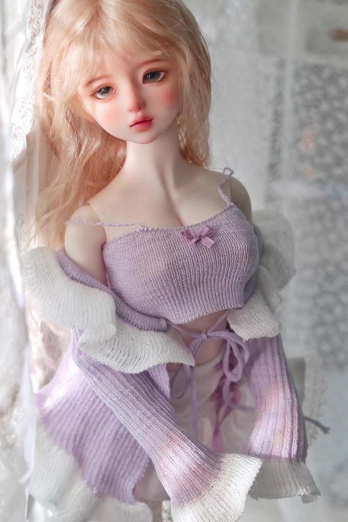 【カカ星球】【1/4】ドール服 ニットカーディガンセット