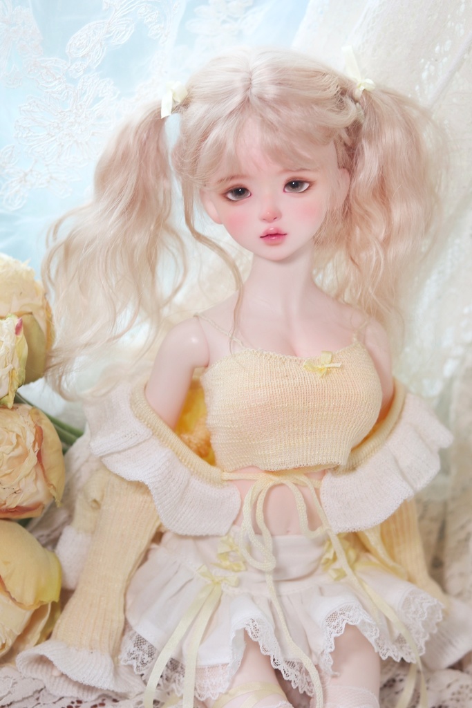 【カカ星球】【1/4】ドール服 ニットカーディガンセット