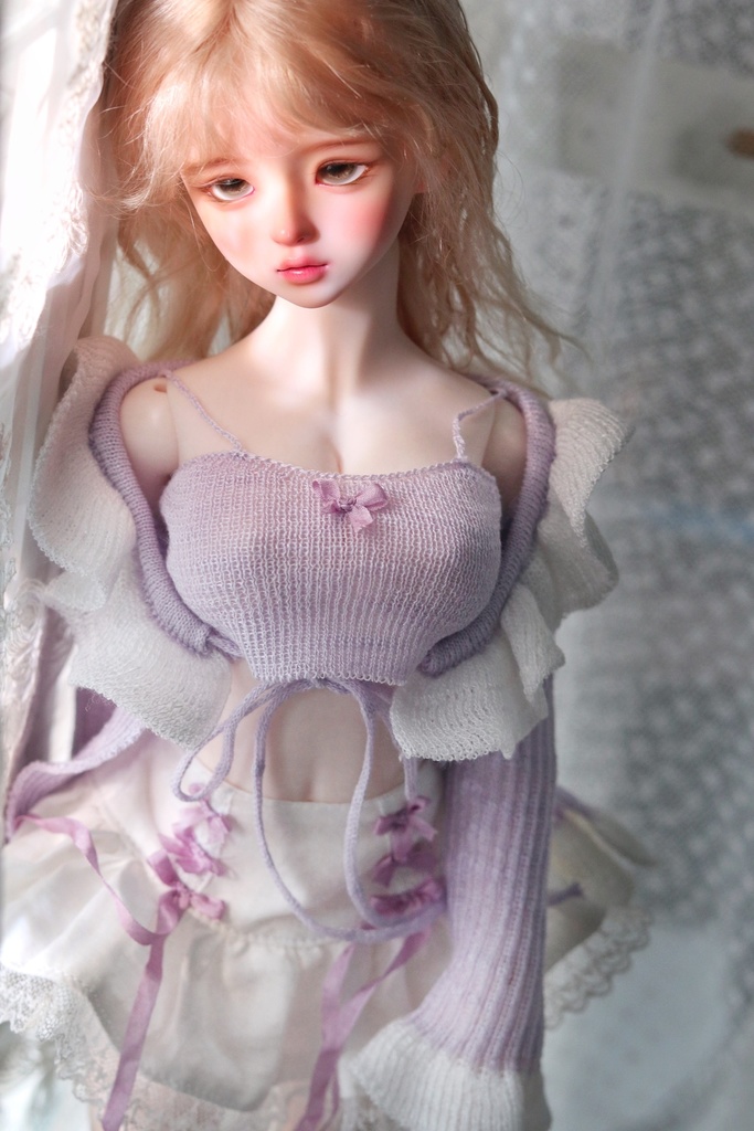 【カカ星球】【1/4】ドール服 ニットカーディガンセット
