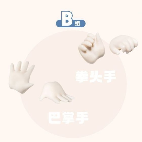 【TinyFox】ハンドパーツ 1/6 1/4