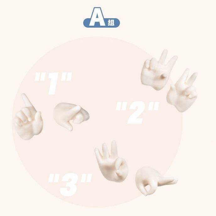 【TinyFox】ハンドパーツ 1/6 1/4