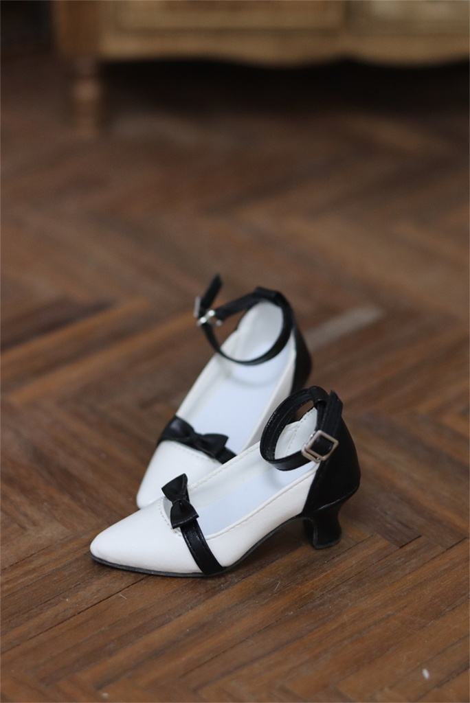 【カカ星球】【1/3】ドール靴 パッチワークカラーパンプス