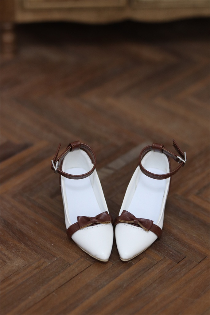 【カカ星球】【1/3】ドール靴 パッチワークカラーパンプス