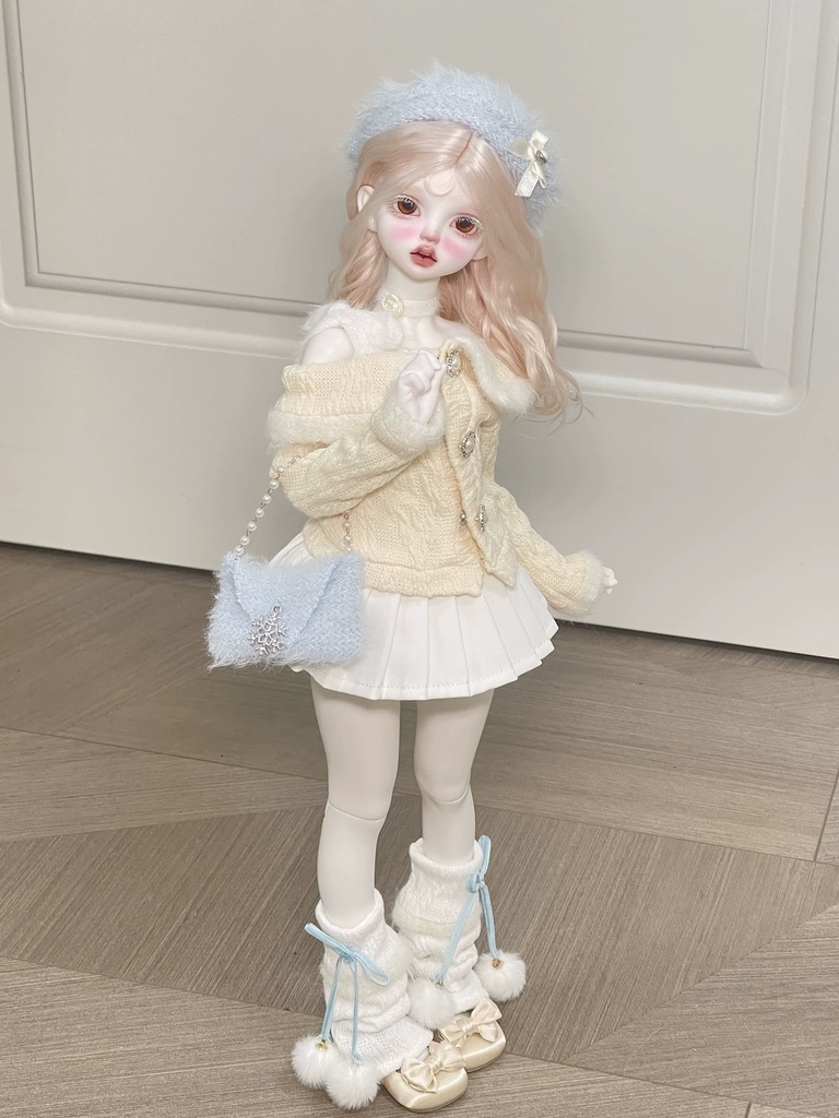 【1/6】ドール服 ふわふわにっと