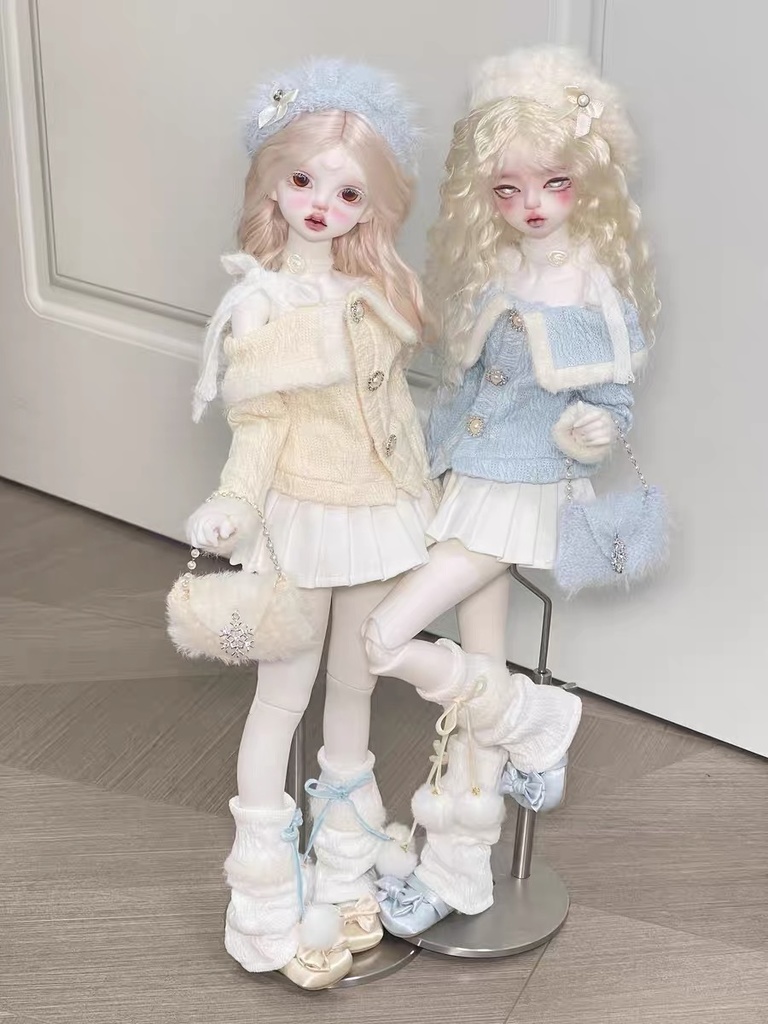 【1/6】ドール服 ふわふわにっと
