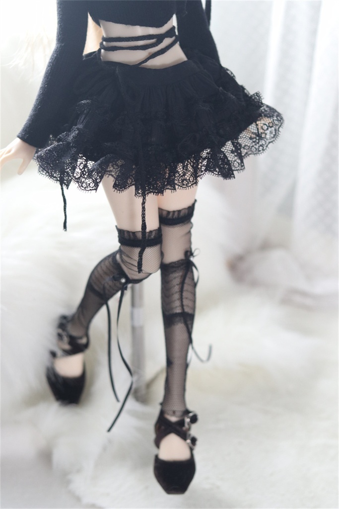 【カカ星球】【1/4】ドール服 ニットストラップトップス,スカート