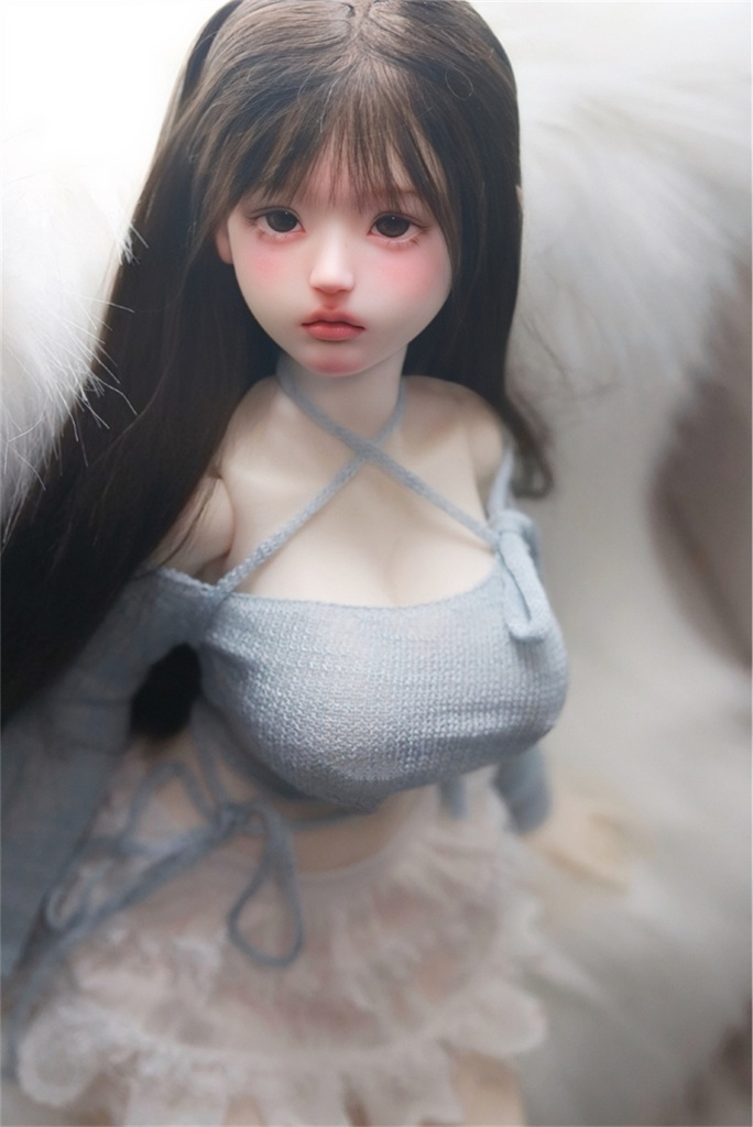 【カカ星球】【1/4】ドール服 ニットストラップトップス,スカート