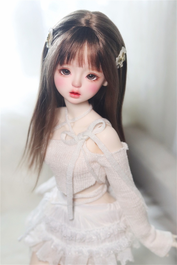 【カカ星球】【1/4】ドール服 ニットストラップトップス,スカート