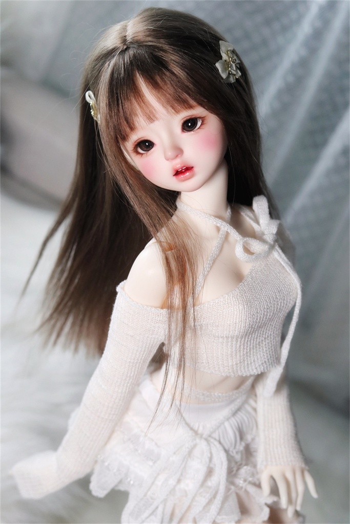 【カカ星球】【1/4】ドール服 ニットストラップトップス,スカート
