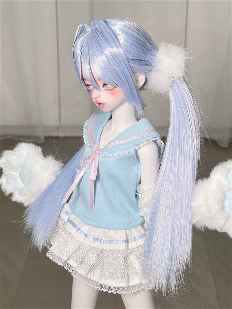 【カカ星球】【7-8, 8.5-9inch】ドールウィッグ インテークツイン