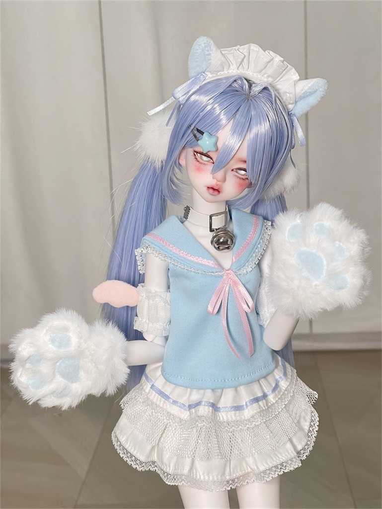 【カカ星球】【7-8, 8.5-9inch】ドールウィッグ インテークツイン