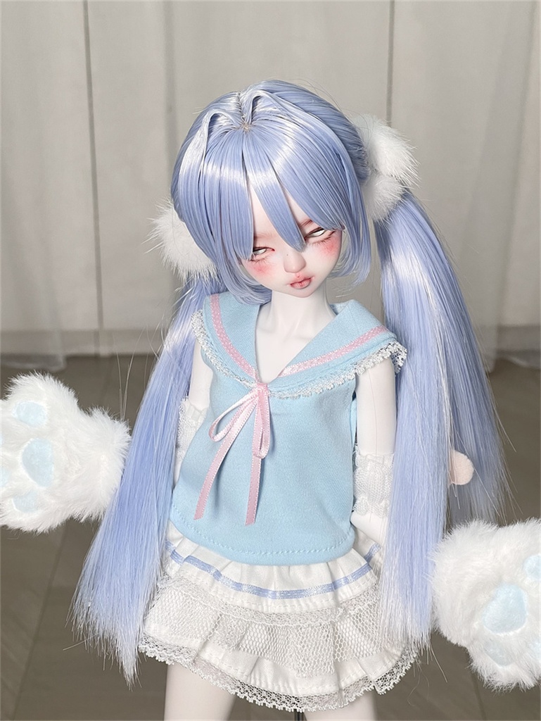 【カカ星球】【7-8, 8.5-9inch】ドールウィッグ インテークツイン