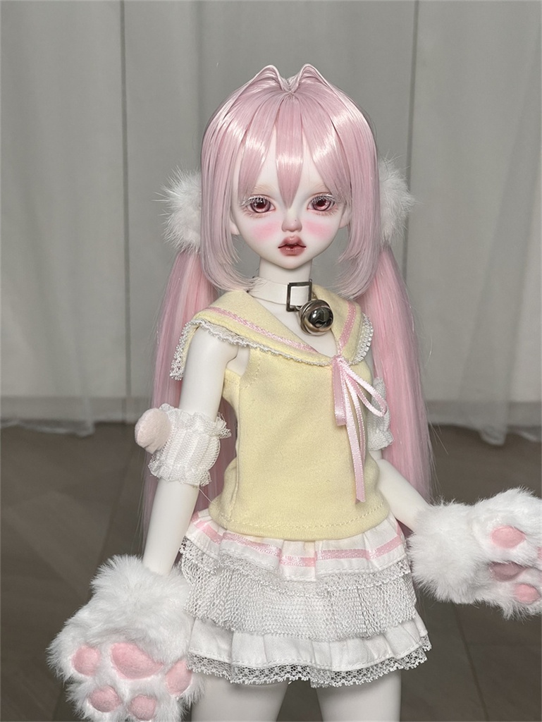 【カカ星球】【7-8, 8.5-9inch】ドールウィッグ インテークツイン