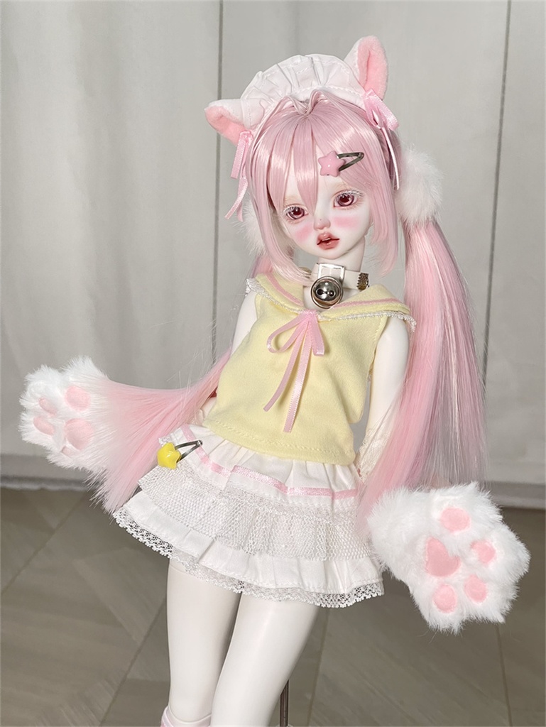 【カカ星球】【7-8, 8.5-9inch】ドールウィッグ インテークツイン