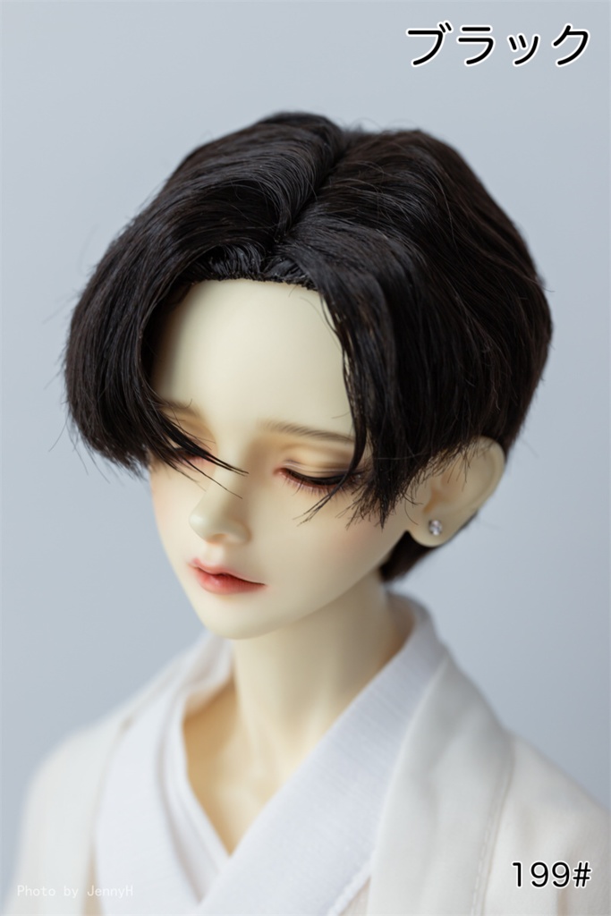 【カカ星球】【7-8, 8-8.5, 8.5-9inch】ドールウィッグ 立ち上げショートヘア