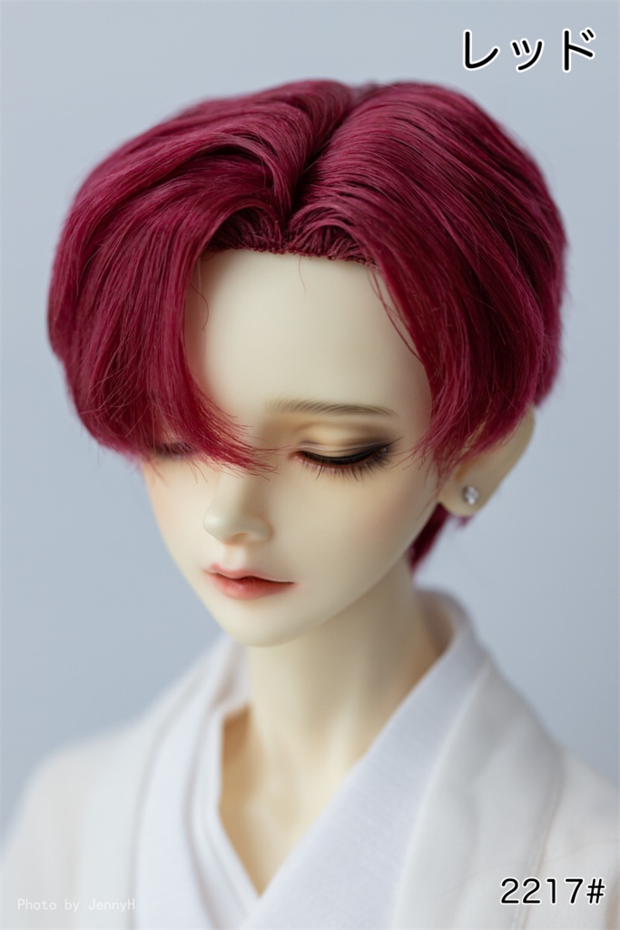 【カカ星球】【7-8, 8-8.5, 8.5-9inch】ドールウィッグ 立ち上げショートヘア
