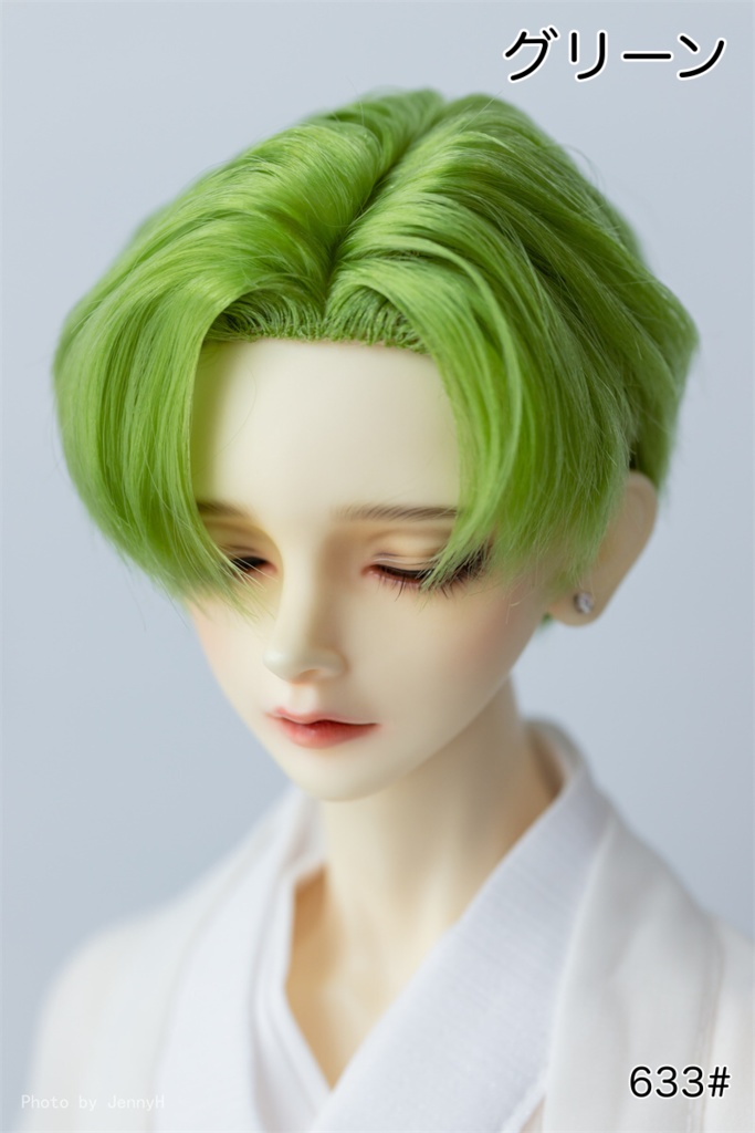 【カカ星球】【7-8, 8-8.5, 8.5-9inch】ドールウィッグ 立ち上げショートヘア