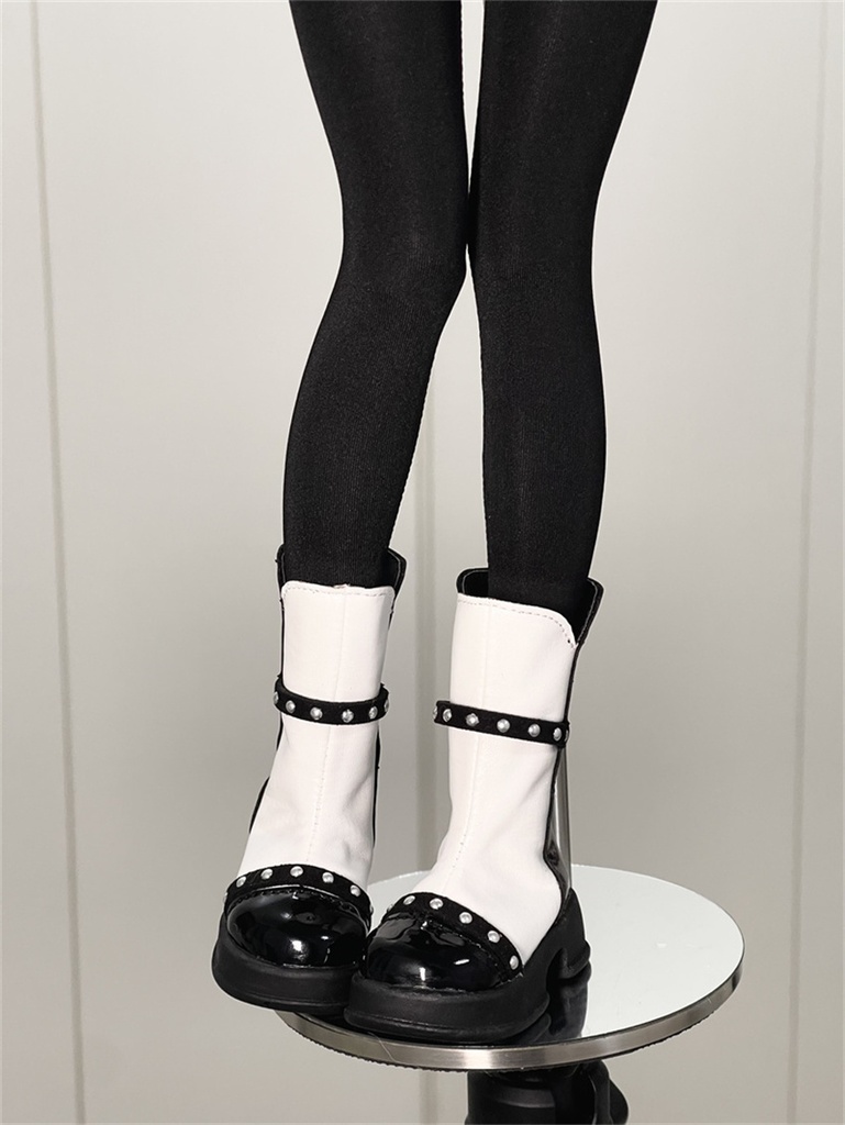 【カカ星球】【1/4】ドール靴 スタッズブーツ