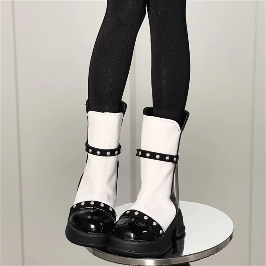 【カカ星球】【1/4】ドール靴 スタッズブーツ