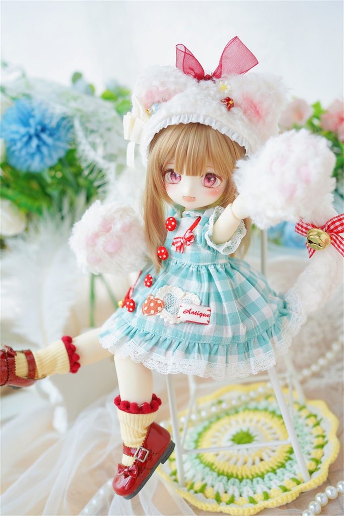 【カカ星球】【1/6】ドール靴 リボンロリータパンプス