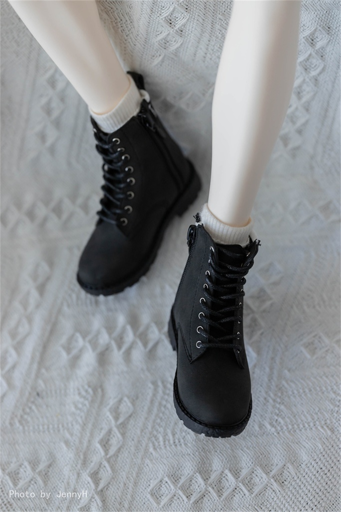 【カカ星球】【popo68,ID75】ドール靴 アンクル切替えショートブーツ(取寄せ)