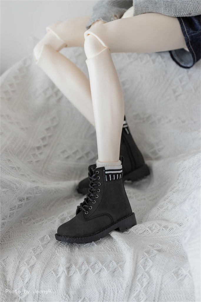 【カカ星球】【popo68,ID75】ドール靴 アンクル切替えショートブーツ(取寄せ)