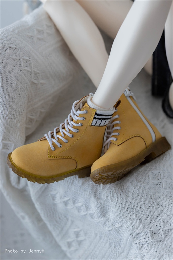 【カカ星球】【popo68,ID75】ドール靴 アンクル切替えショートブーツ(取寄せ)