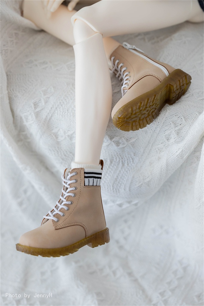 【カカ星球】【popo68,ID75】ドール靴 アンクル切替えショートブーツ(取寄せ)