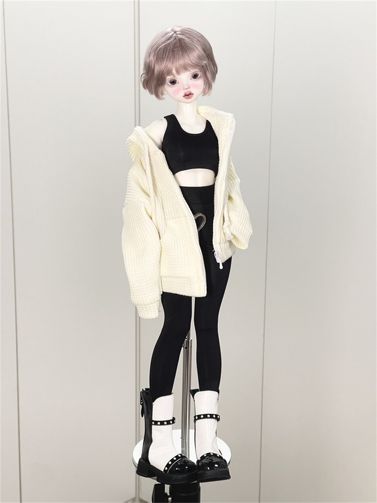 【カカ星球】【1/4、ID75】ドール服 ジップパーカー