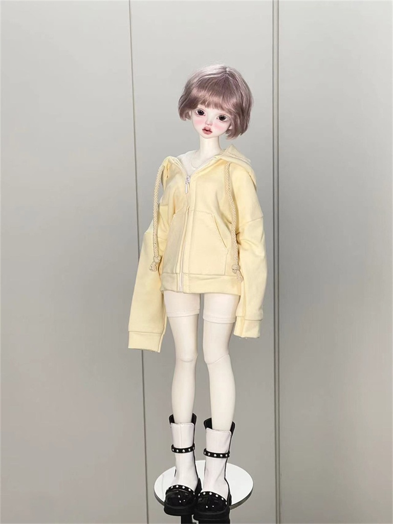 【カカ星球】【1/4、ID75】ドール服 ジップパーカー