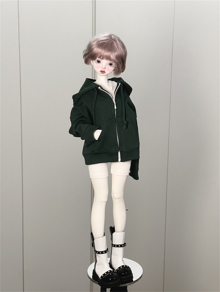 【カカ星球】【1/4、ID75】ドール服 ジップパーカー