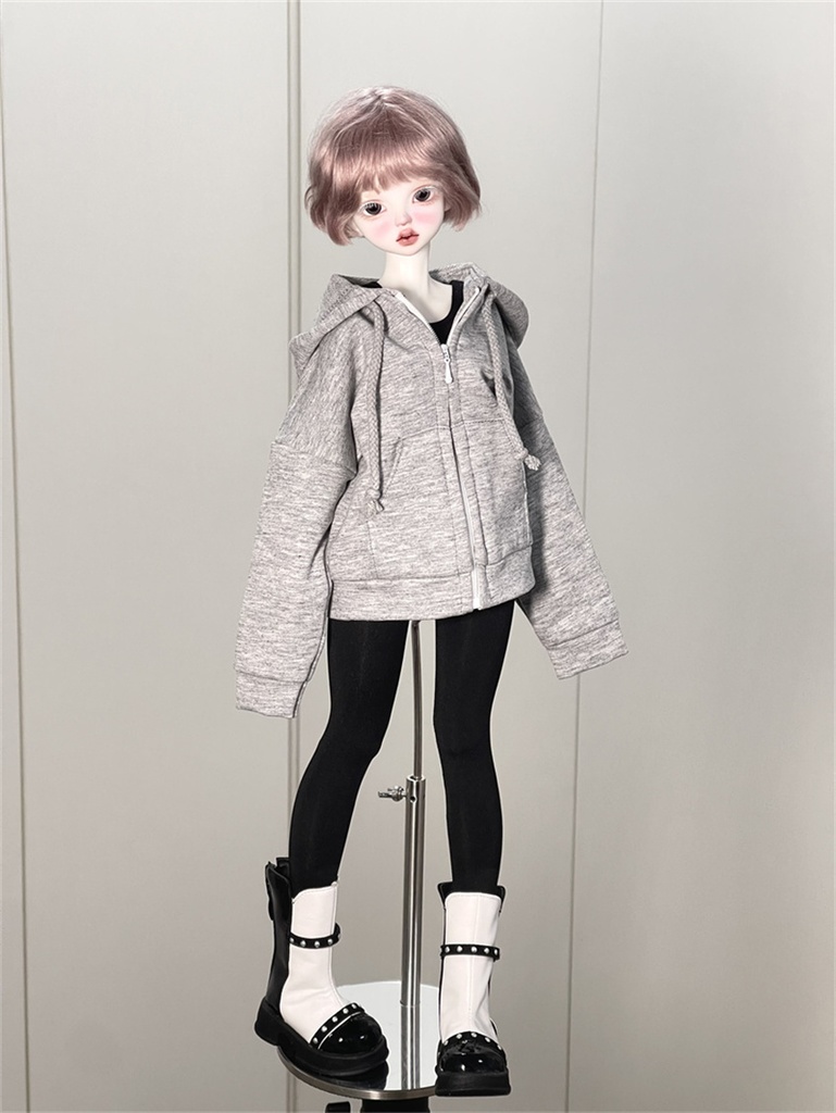 【カカ星球】【1/4、ID75】ドール服 ジップパーカー