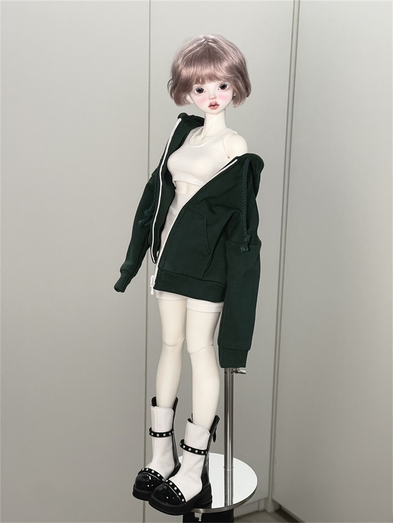 【カカ星球】【1/4、ID75】ドール服 ジップパーカー