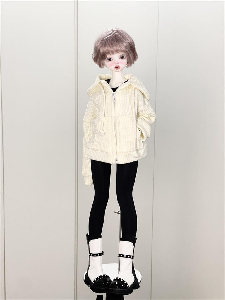 【カカ星球】【1/4、ID75】ドール服 ジップパーカー