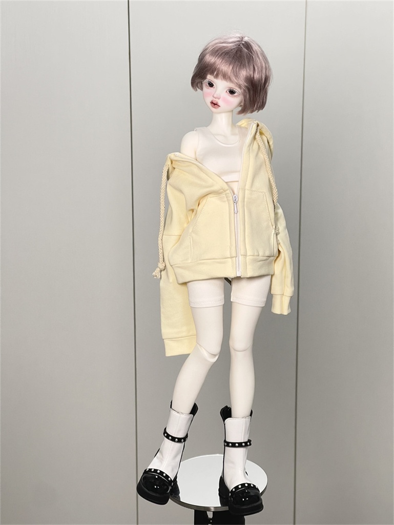 【カカ星球】【1/4、ID75】ドール服 ジップパーカー