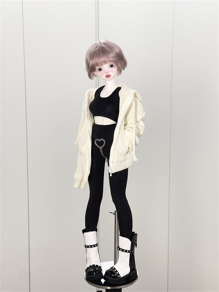 【カカ星球】【1/4、ID75】ドール服 ジップパーカー