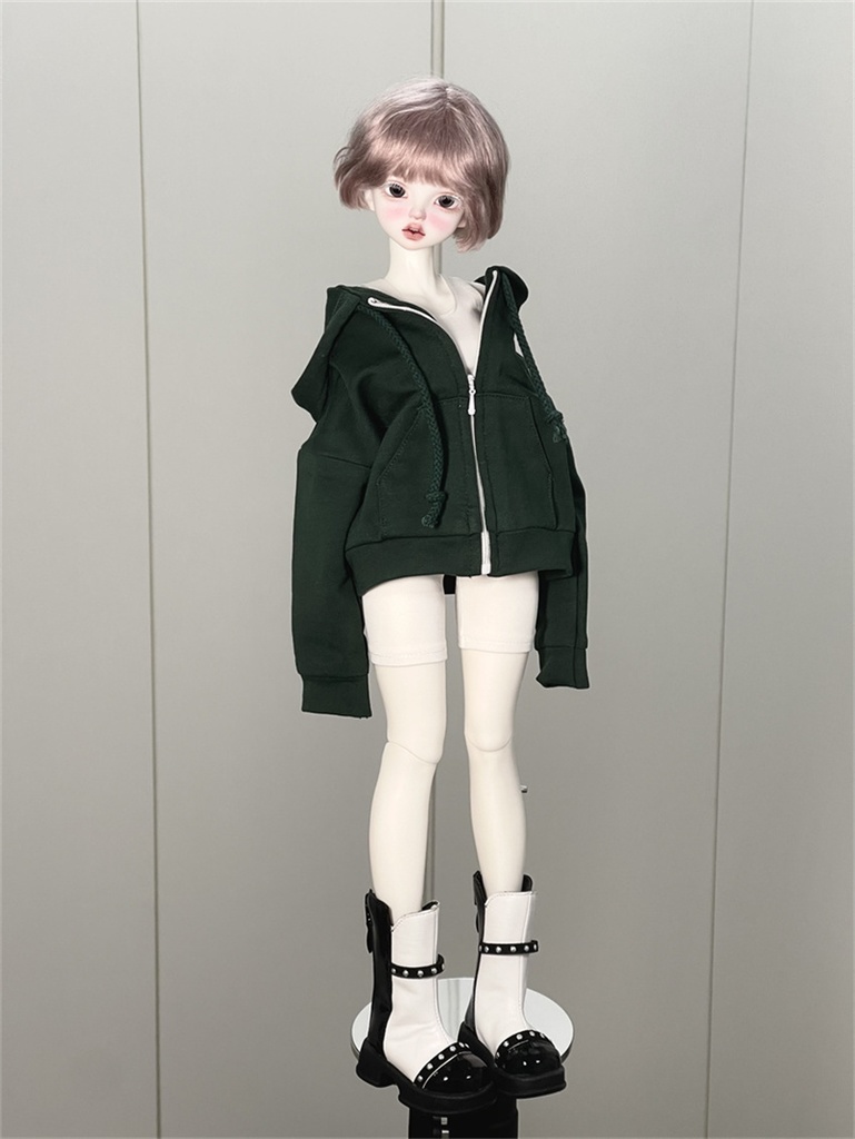 【カカ星球】【1/4、ID75】ドール服 ジップパーカー
