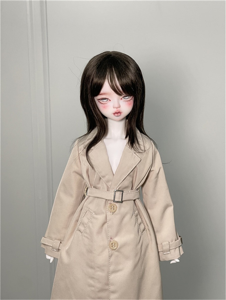【カカ星球】【1/4】ドール服 アウター トレンチコート