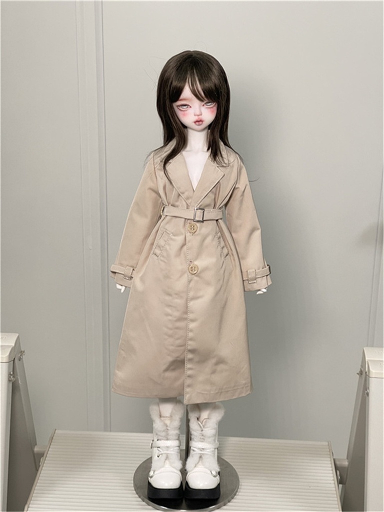 【カカ星球】【1/4】ドール服 アウター トレンチコート