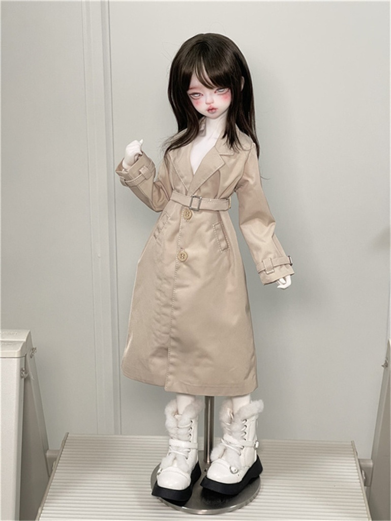 【カカ星球】【1/4】ドール服 アウター トレンチコート