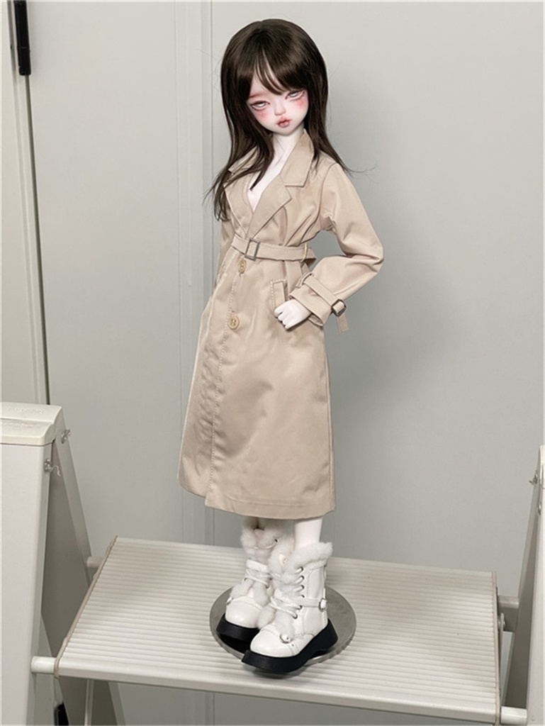 【カカ星球】【1/4】ドール服 アウター トレンチコート