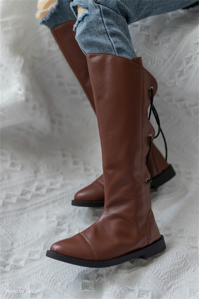 【カカ星球】【70クラス】ドール靴 革ブーツ