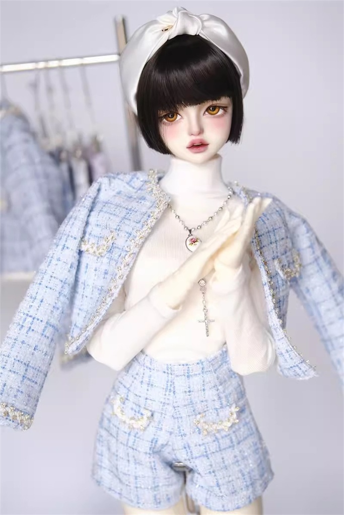【カカ星球】【1/3】ドール服 ツイードセットアップ