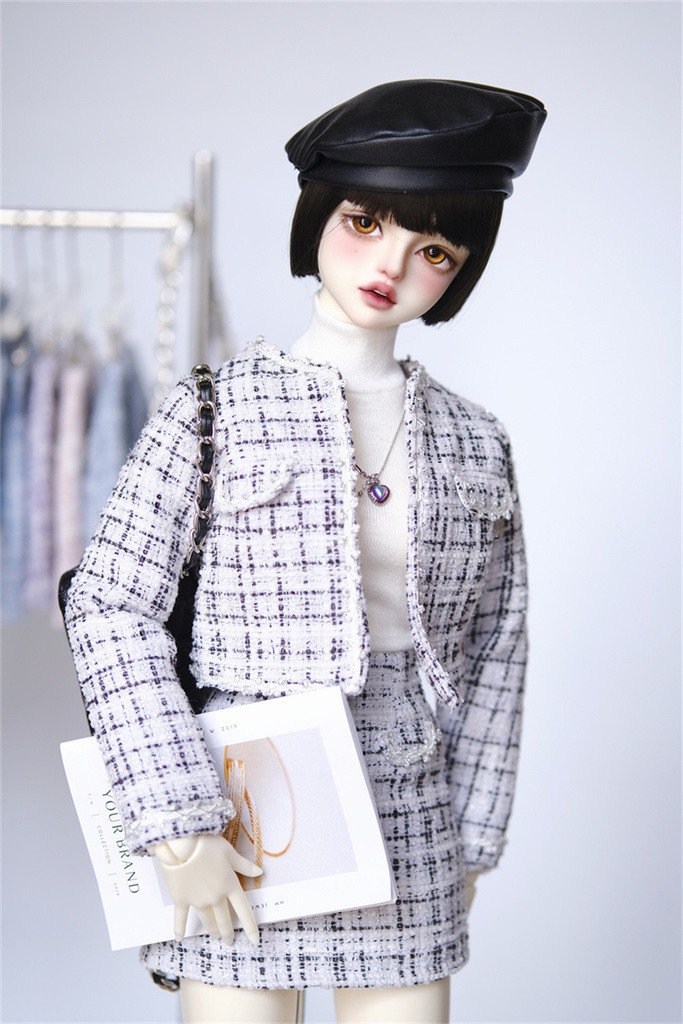 【カカ星球】【1/3】ドール服 ツイードセットアップ